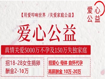 萨尔图捐卵助孕生子 爱心志愿者招募
